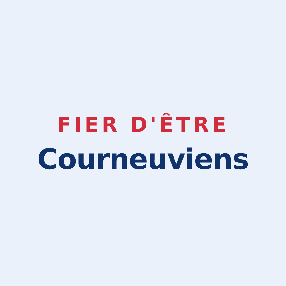 Sticker « Fier d'être Courneuviens » — design pour La Courneuve