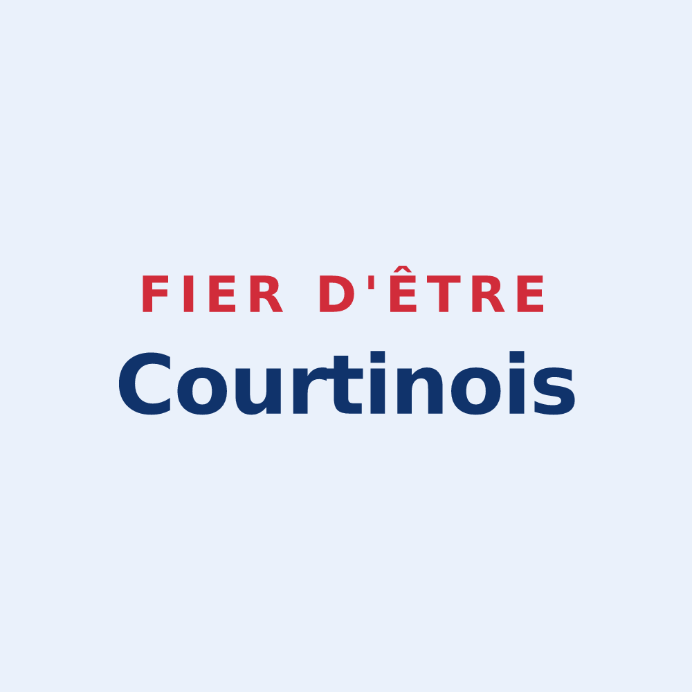 Sticker « Fier d'être Courtinois » — design pour La Courtine
