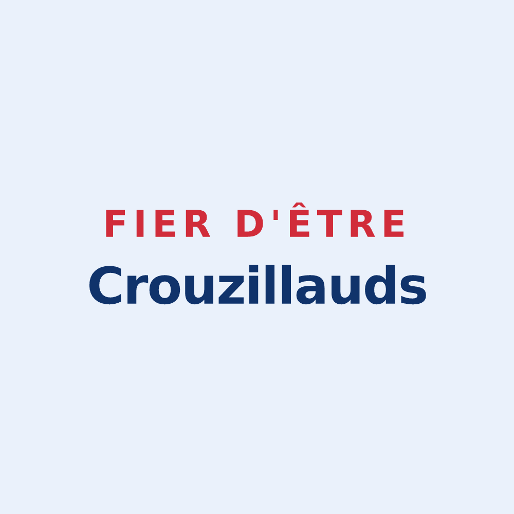 Sticker « Fier d'être Crouzillauds » — design pour La Croisille-sur-Briance