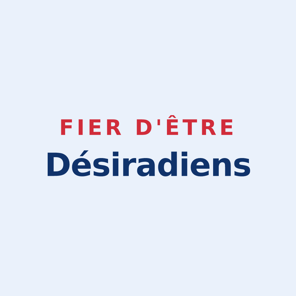 Sticker « Fier d'être Désiradiens » — design pour La Désirade