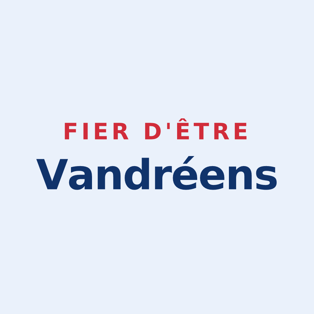 Sticker « Fier d'être Vandréens » — design pour La Devise
