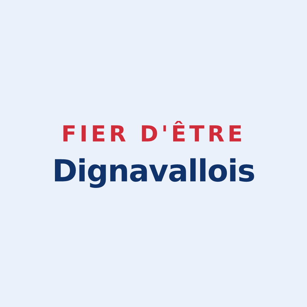 Sticker « Fier d'être Dignavallois » — design pour La Digne-d'Aval