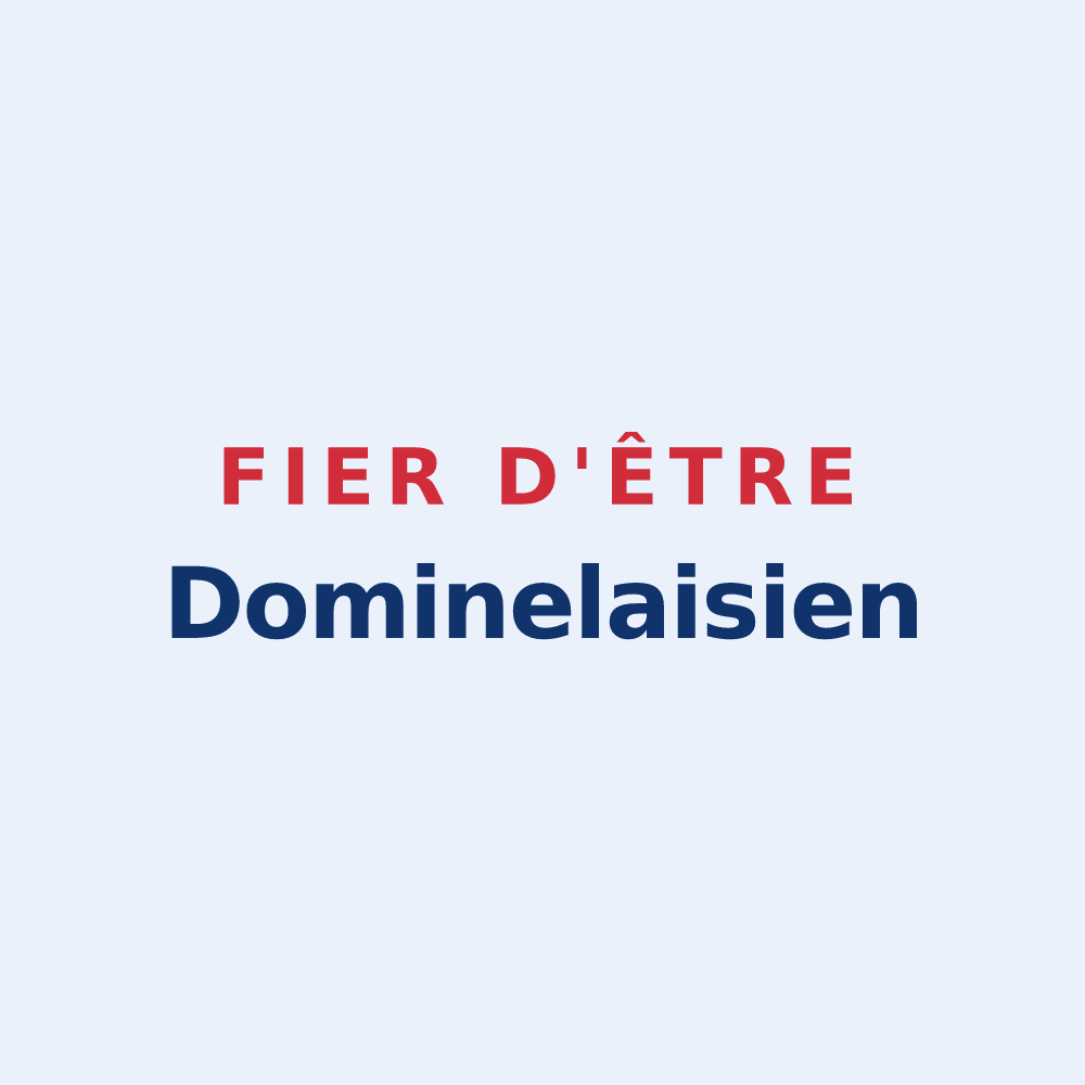 Sticker « Fier d'être Dominelaisien » — design pour La Dominelais