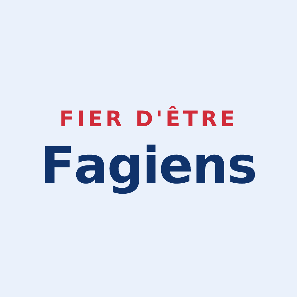 Sticker « Fier d'être Fagiens » — design pour La Fage-Saint-Julien