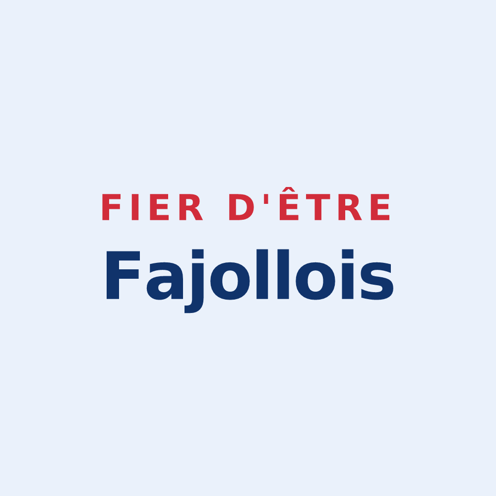 Sticker « Fier d'être Fajollois » — design pour La Fajolle