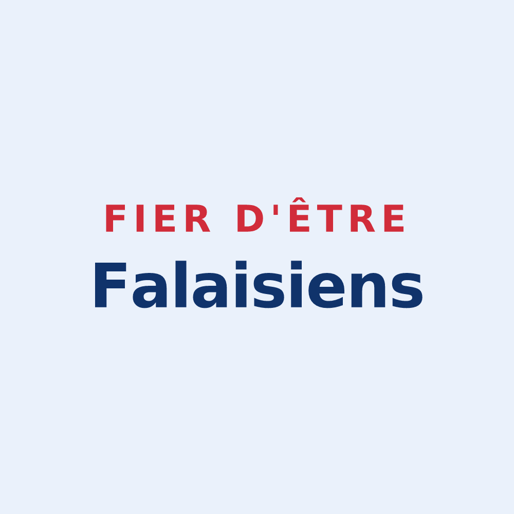 Sticker « Fier d'être Falaisiens » — design pour La Falaise