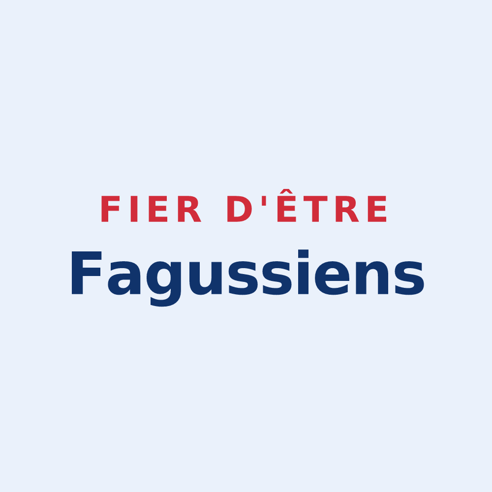 Sticker « Fier d'être Fagussiens » — design pour La Faye