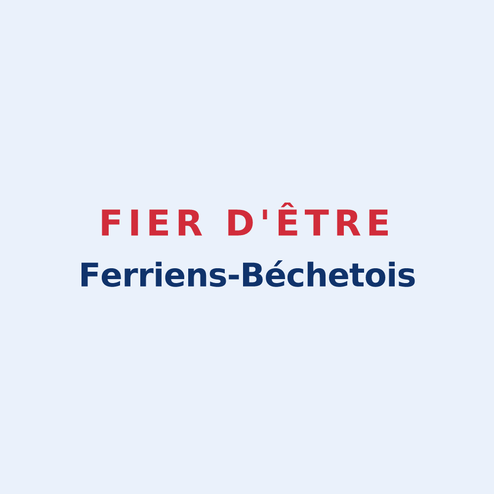 Sticker « Fier d'être Ferriens-Béchetois » — design pour La Ferrière-Béchet