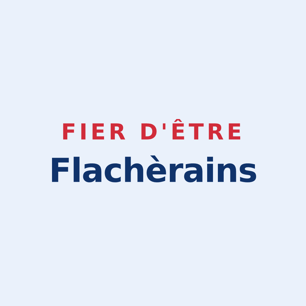Sticker « Fier d'être Flachèrains » — design pour La Flachère