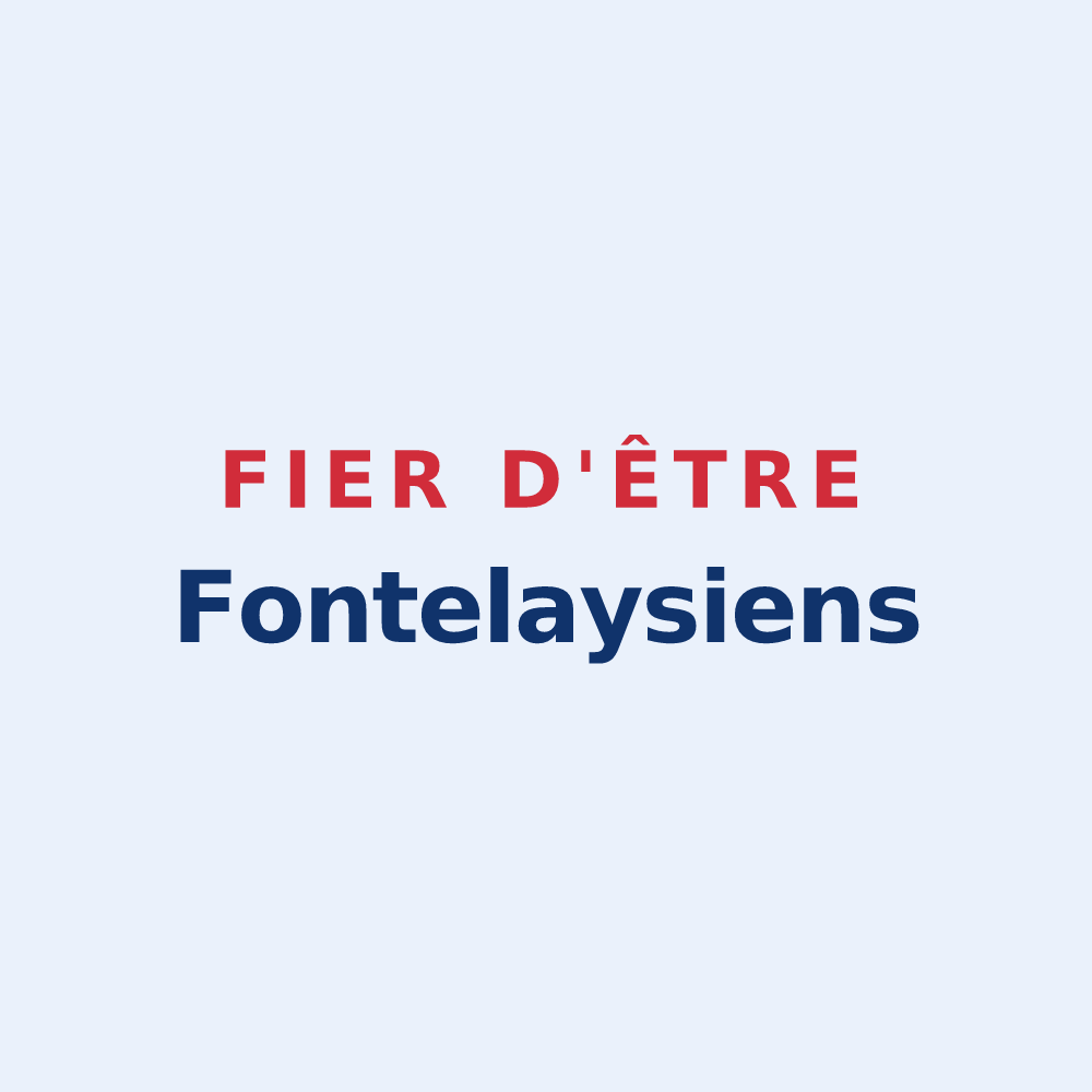 Sticker « Fier d'être Fontelaysiens » — design pour La Fontelaye