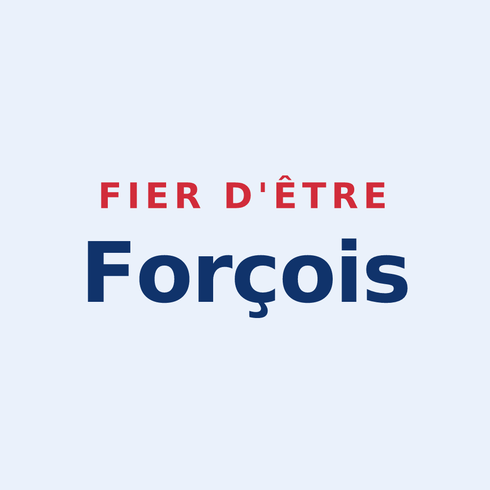 Sticker « Fier d'être Forçois » — design pour La Force