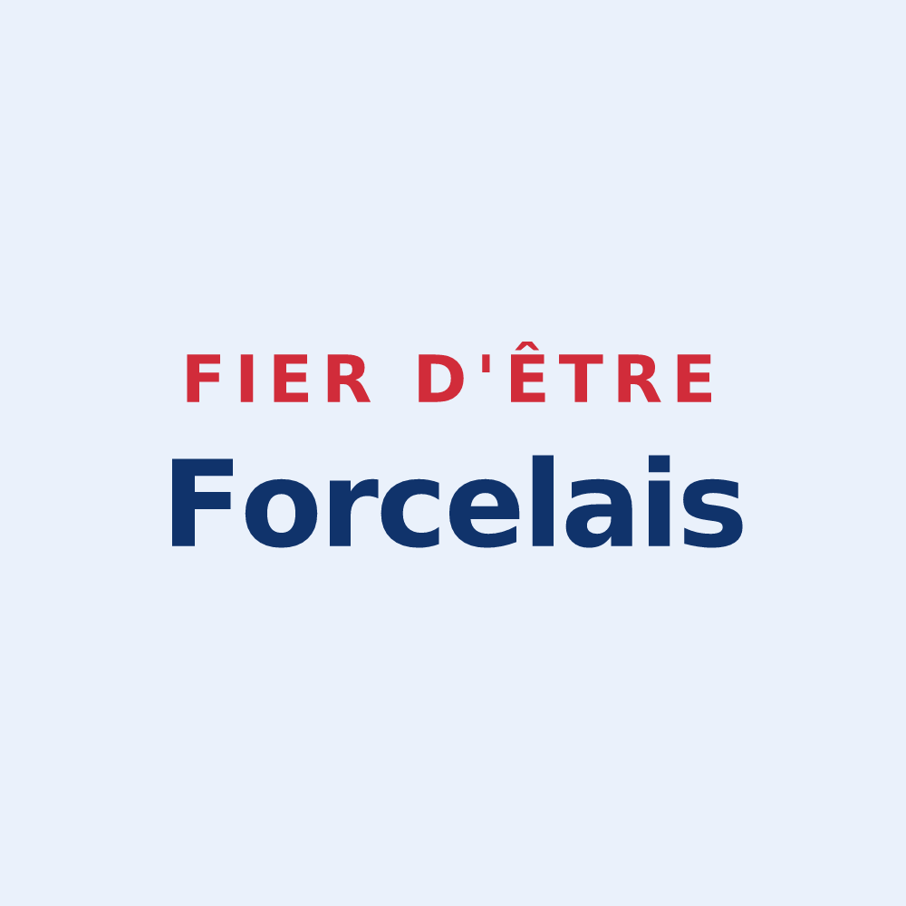Sticker « Fier d'être Forcelais » — design pour La Force