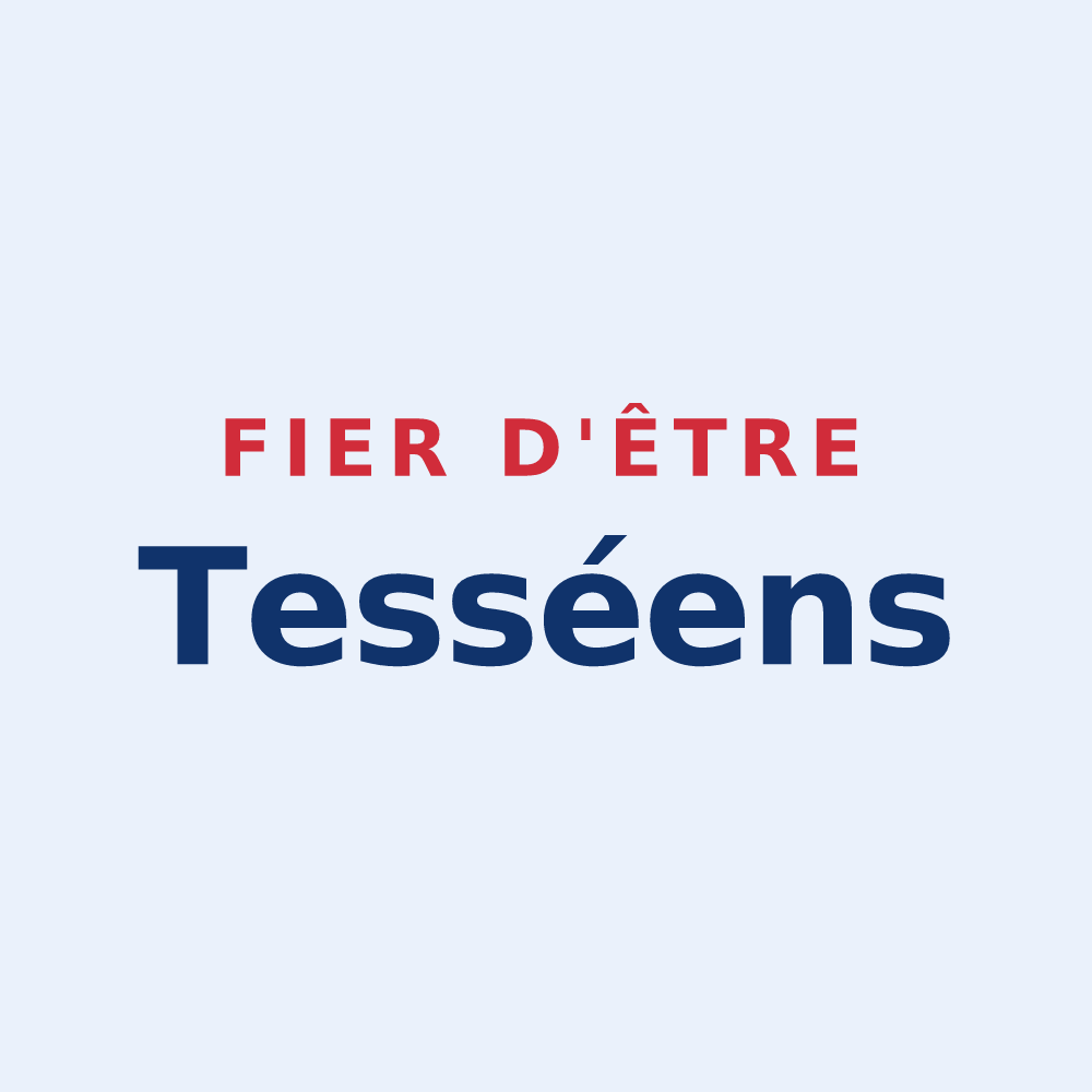 Sticker « Fier d'être Tesséens » — design pour La Forêt-de-Tessé