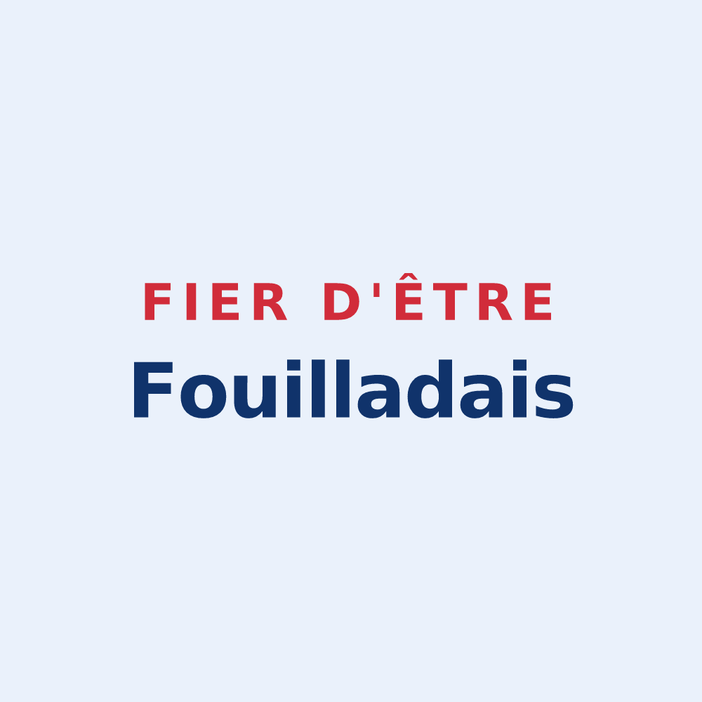 Sticker « Fier d'être Fouilladais » — design pour La Fouillade