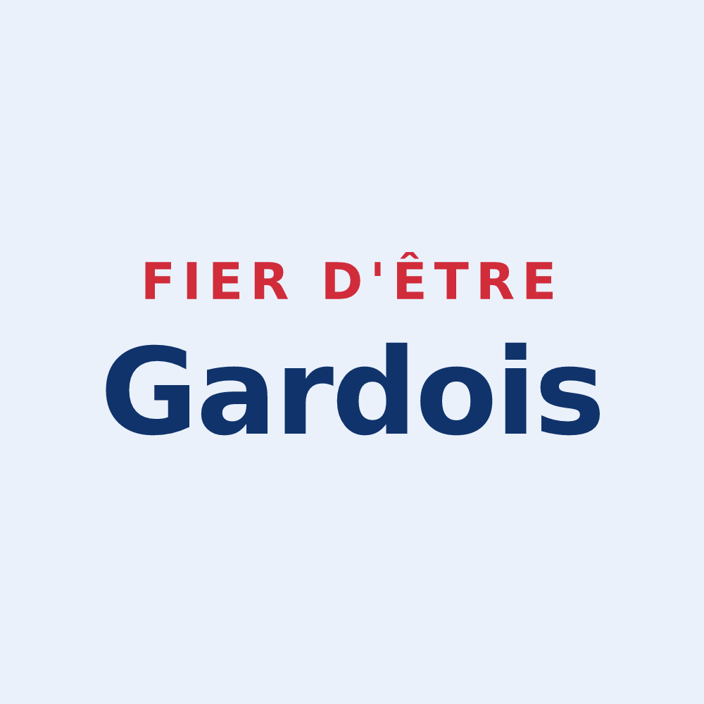 Sticker « Fier d'être Gardois » — design pour La Garde
