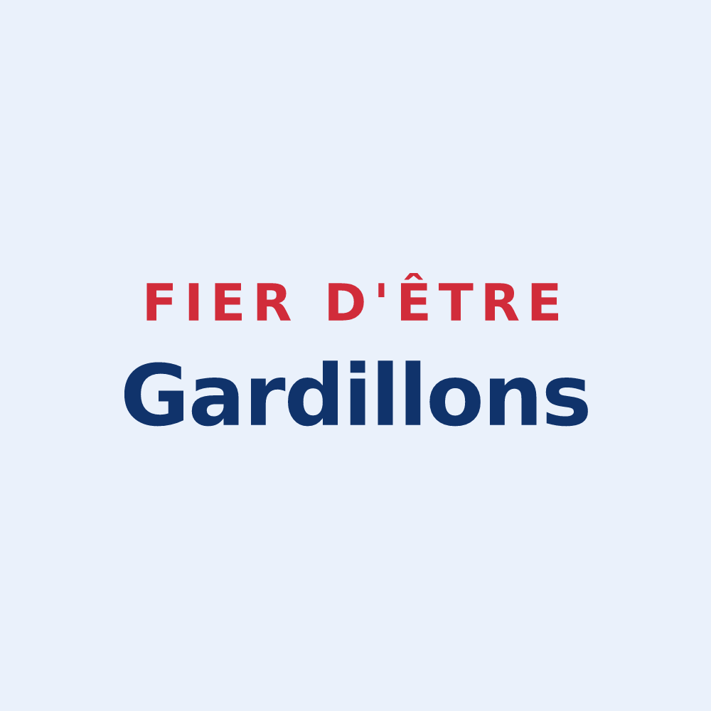 Sticker « Fier d'être Gardillons » — design pour La Garde