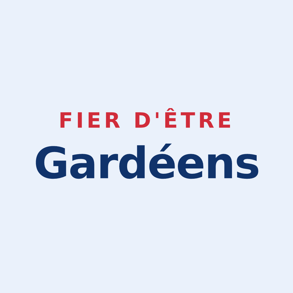 Sticker « Fier d'être Gardéens » — design pour La Garde