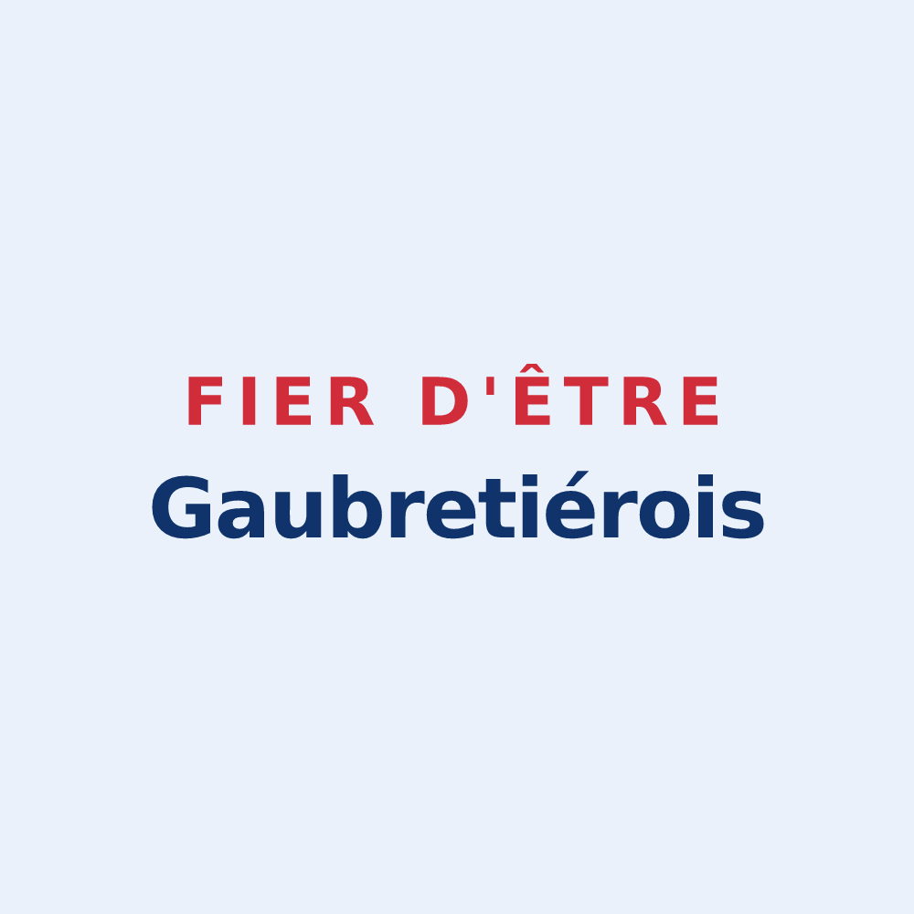 Sticker « Fier d'être Gaubretiérois » — design pour La Gaubretière