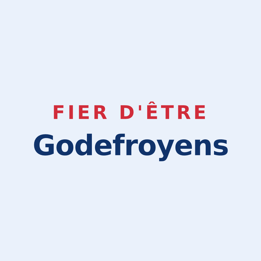 Sticker « Fier d'être Godefroyens » — design pour La Godefroy
