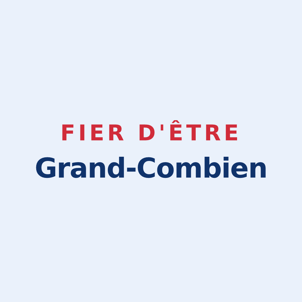Sticker « Fier d'être Grand-Combien » — design pour La Grand-Combe
