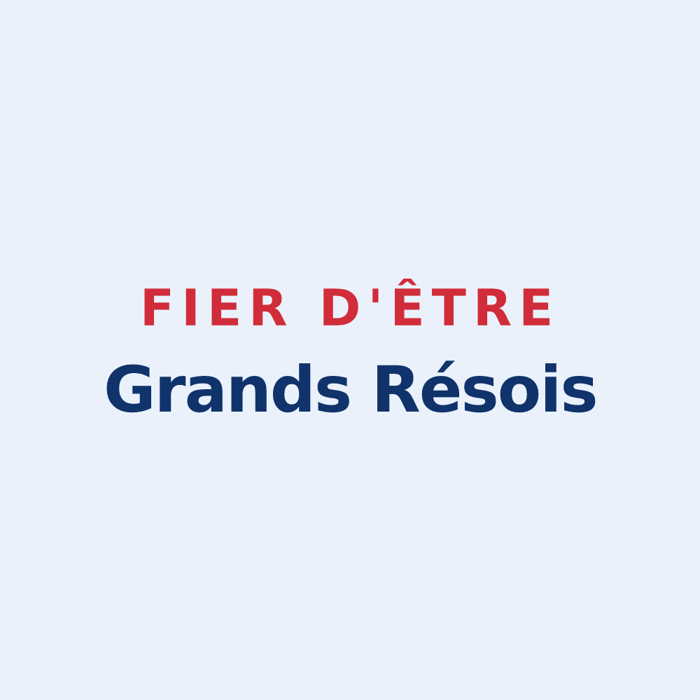 Sticker « Fier d'être Grands Résois » — design pour La Grande-Résie