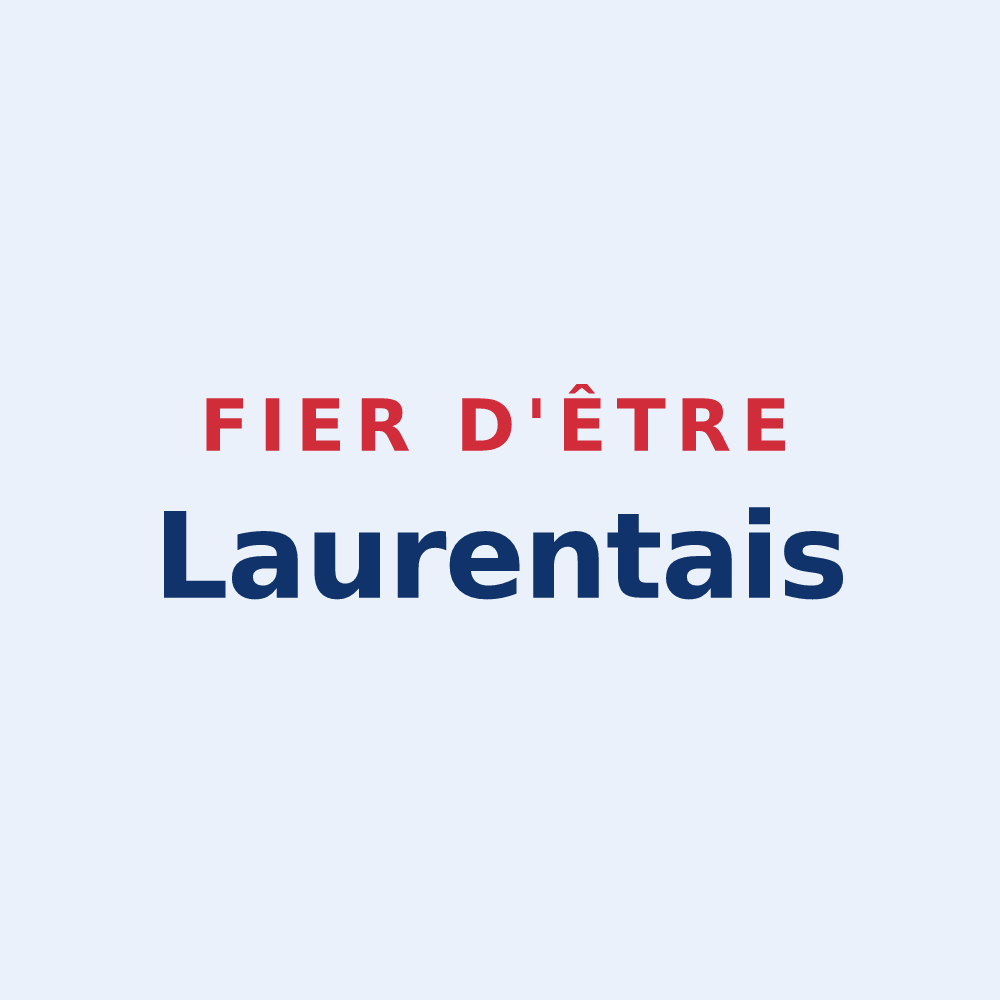 Sticker « Fier d'être Laurentais » — design pour La Grée-Saint-Laurent