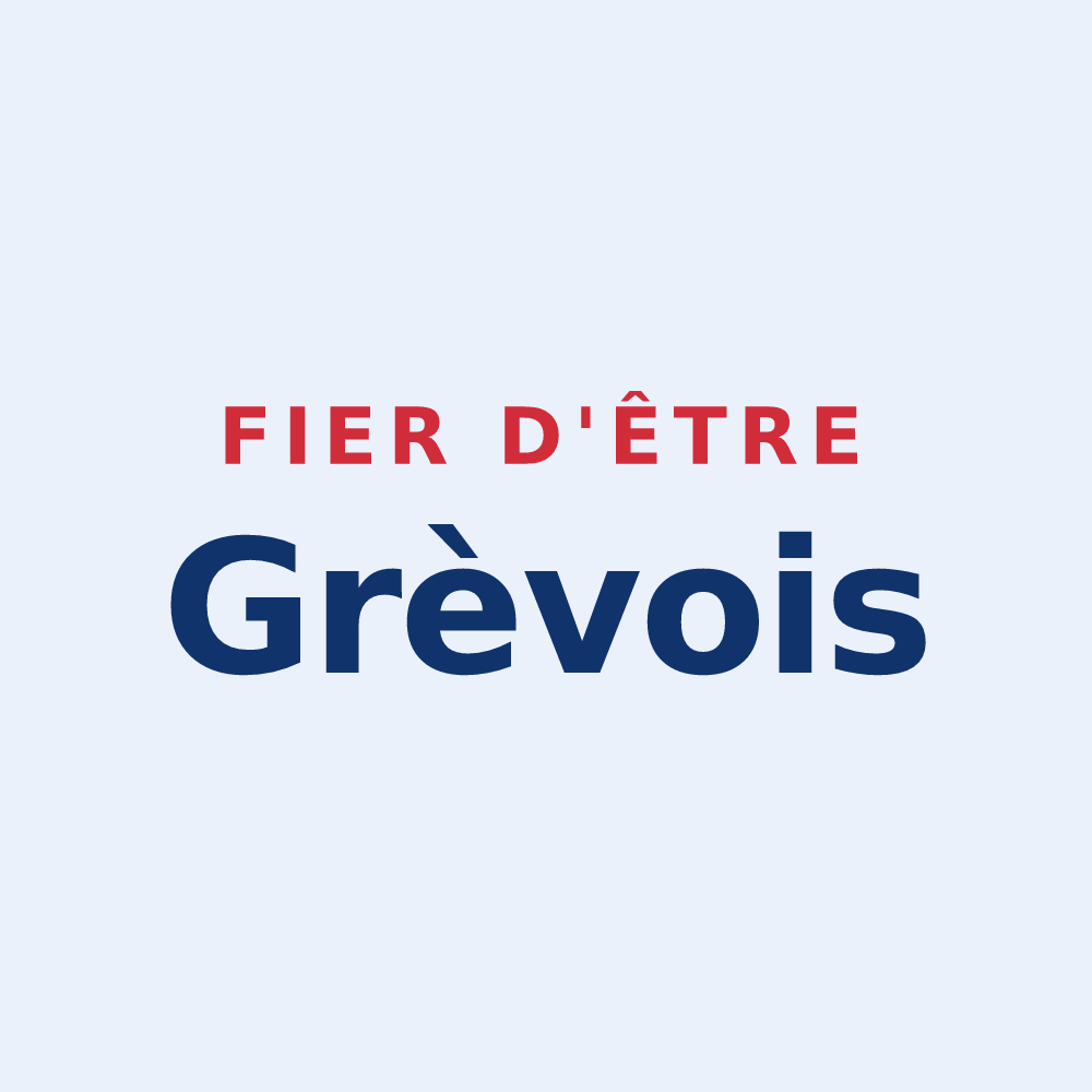 Sticker « Fier d'être Grèvois » — design pour La Grève-sur-Mignon