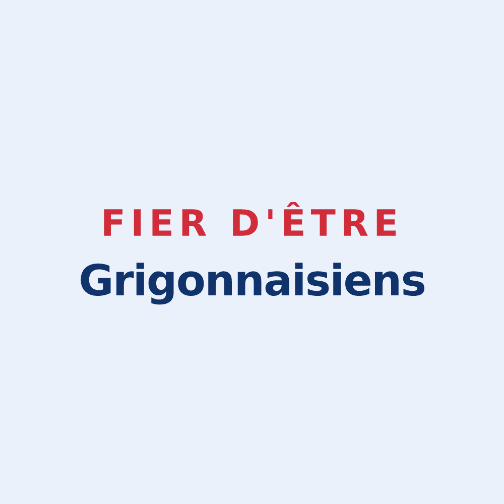 Sticker « Fier d'être Grigonnaisiens » — design pour La Grigonnais