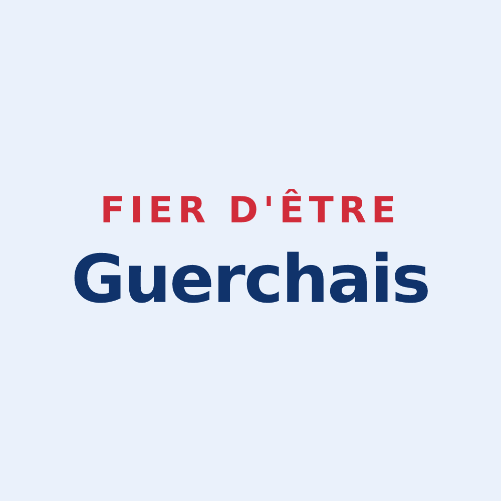 Sticker « Fier d'être Guerchais » — design pour La Guerche-de-Bretagne