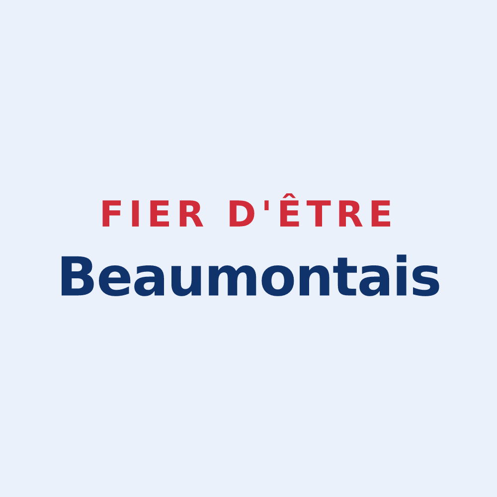 Sticker « Fier d'être Beaumontais » — design pour La Hague