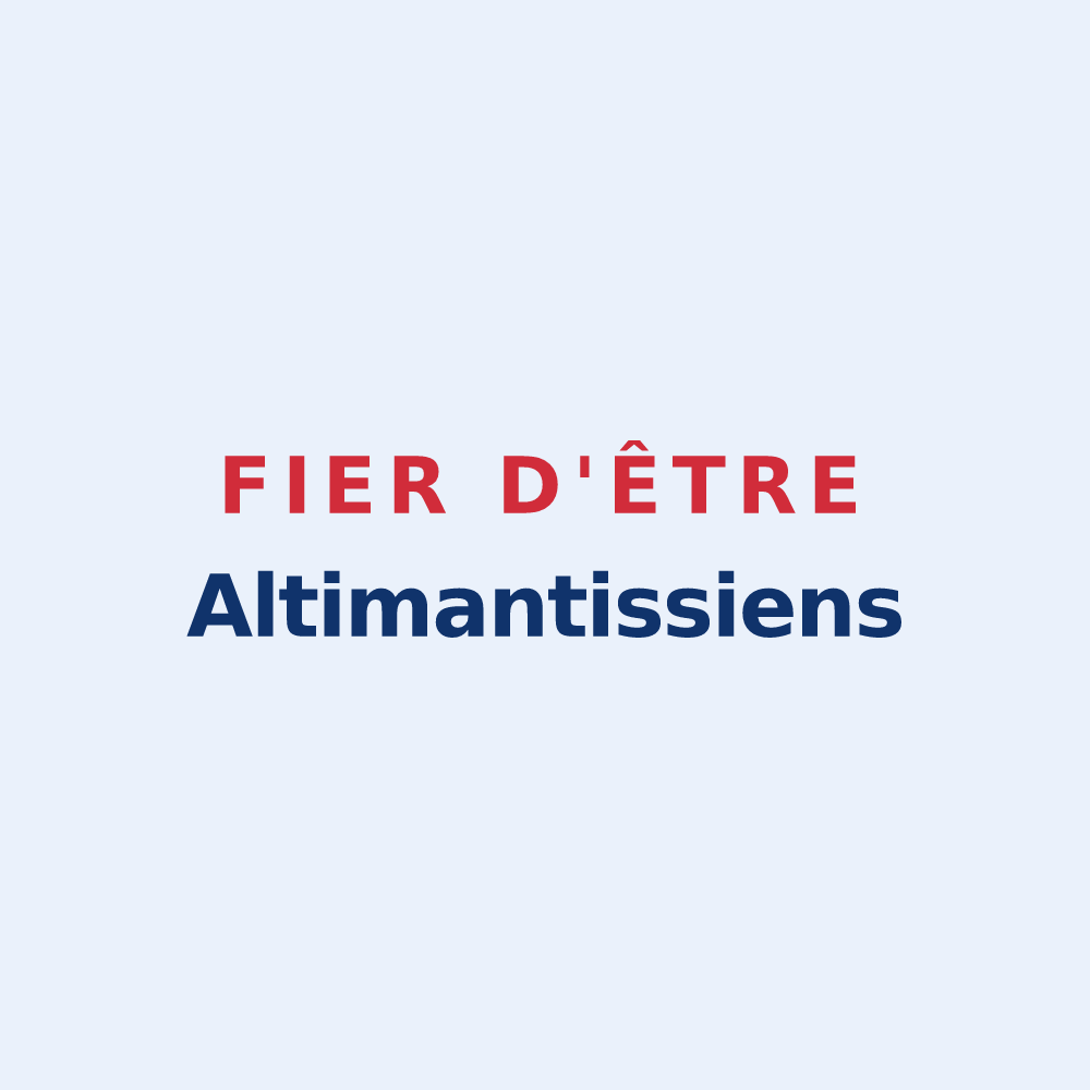Sticker « Fier d'être Altimantissiens » — design pour La Haute-Maison