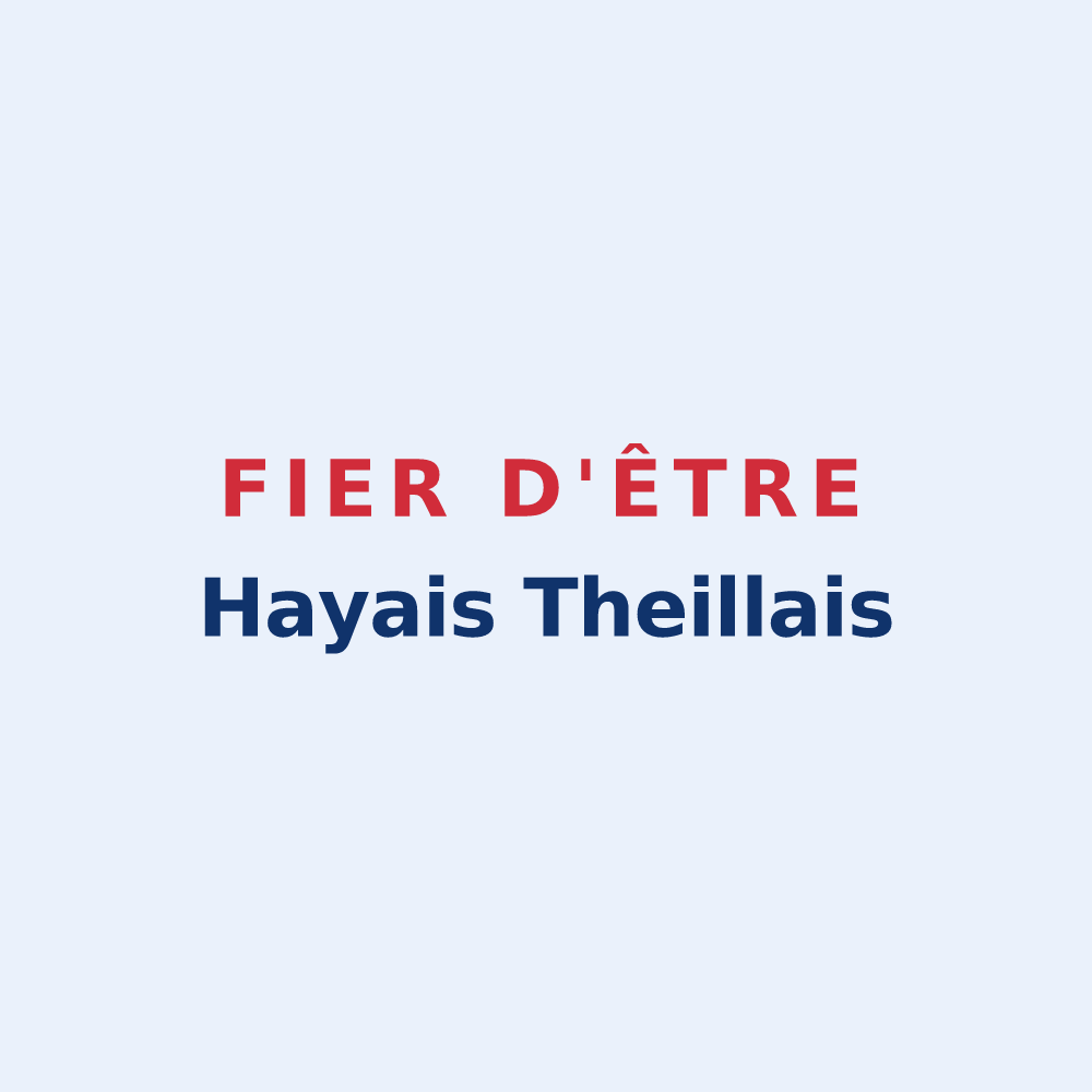 Sticker « Fier d'être Hayais Theillais » — design pour La Haye-du-Theil