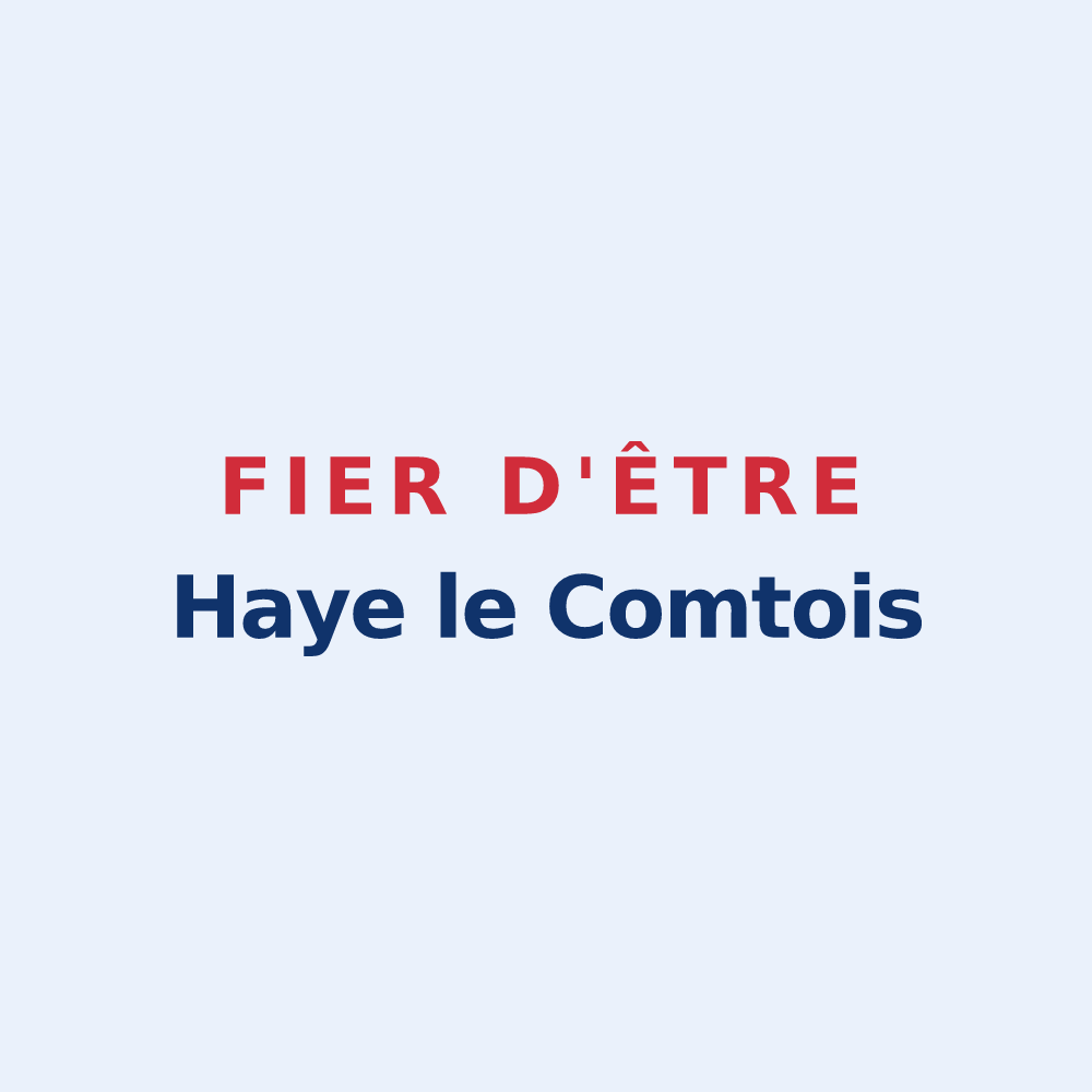 Sticker « Fier d'être Haye le Comtois » — design pour La Haye-le-Comte