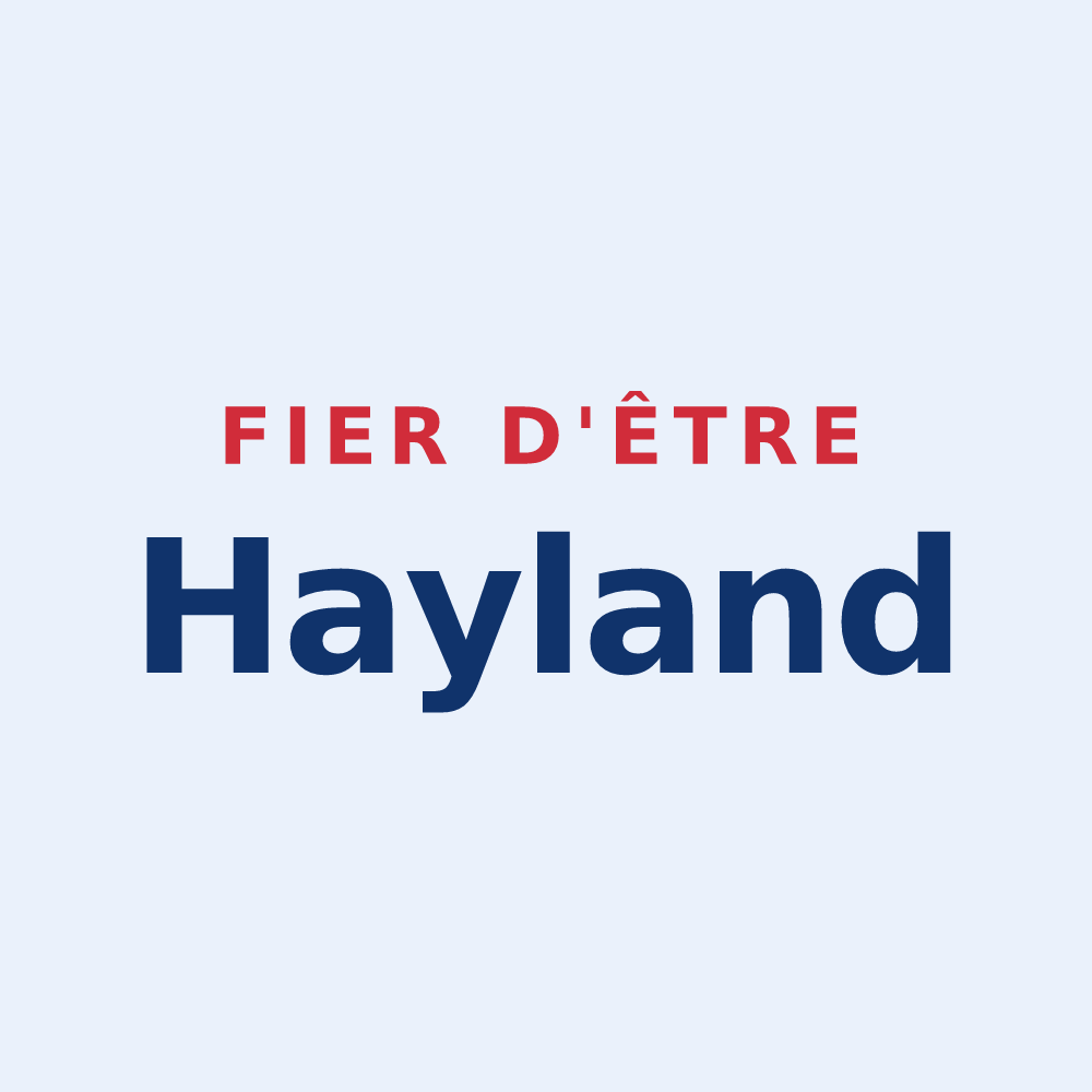 Sticker « Fier d'être Hayland » — design pour La Haye-Pesnel