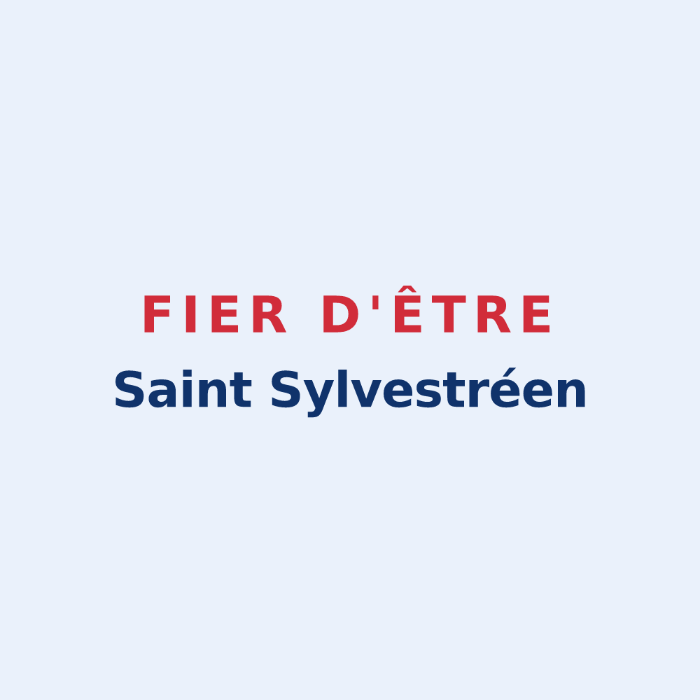 Sticker « Fier d'être Saint Sylvestréen » — design pour La Haye-Saint-Sylvestre