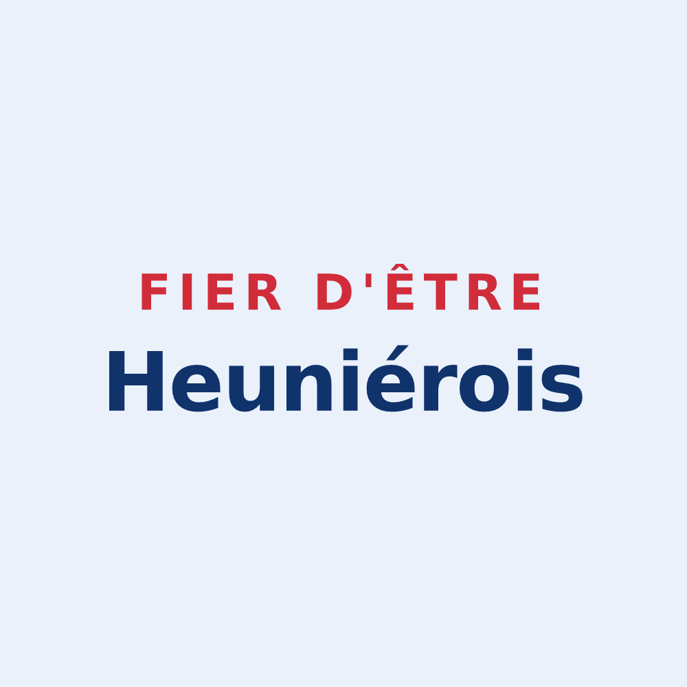 Sticker « Fier d'être Heuniérois » — design pour La Heunière