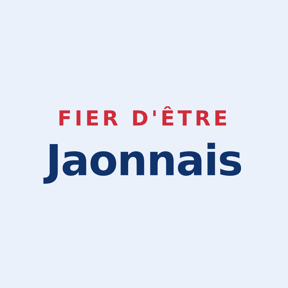 Sticker « Fier d'être Jaonnais » — design pour La Jaille-Yvon
