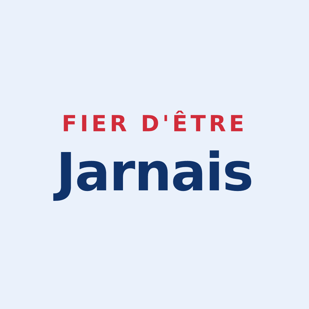 Sticker « Fier d'être Jarnais » — design pour La Jarne