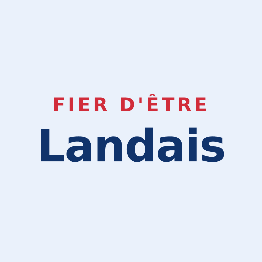 Sticker « Fier d'être Landais » — design pour La Lande-Saint-Léger