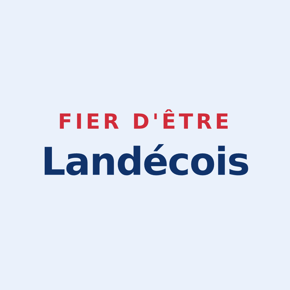 Sticker « Fier d'être Landécois » — design pour La Landec