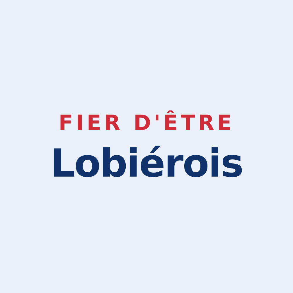 Sticker « Fier d'être Lobiérois » — design pour La Loubière