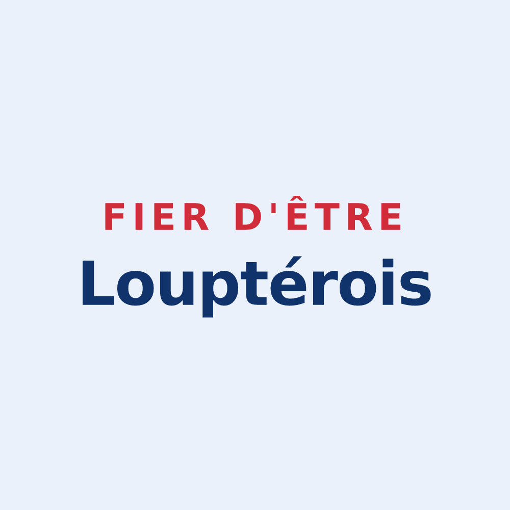 Sticker « Fier d'être Louptérois » — design pour La Louptière-Thénard