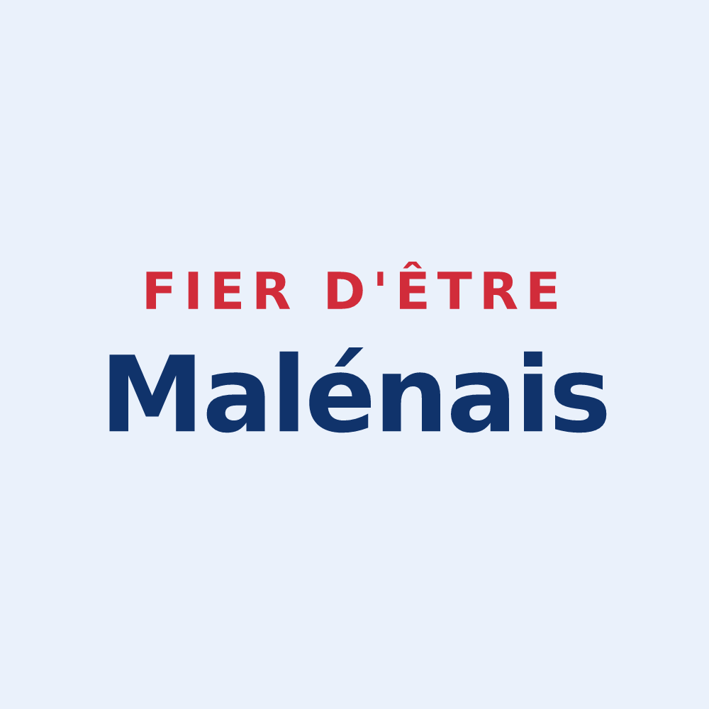 Sticker « Fier d'être Malénais » — design pour La Malène