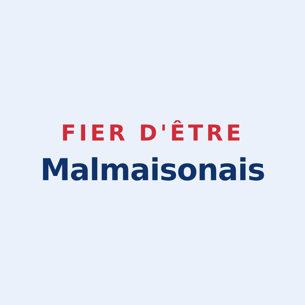 Sticker « Fier d'être Malmaisonais » — design pour La Malmaison