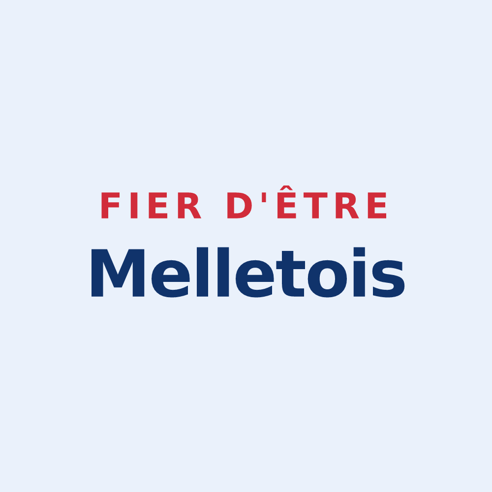 Sticker « Fier d'être Melletois » — design pour La Meilleraie-Tillay