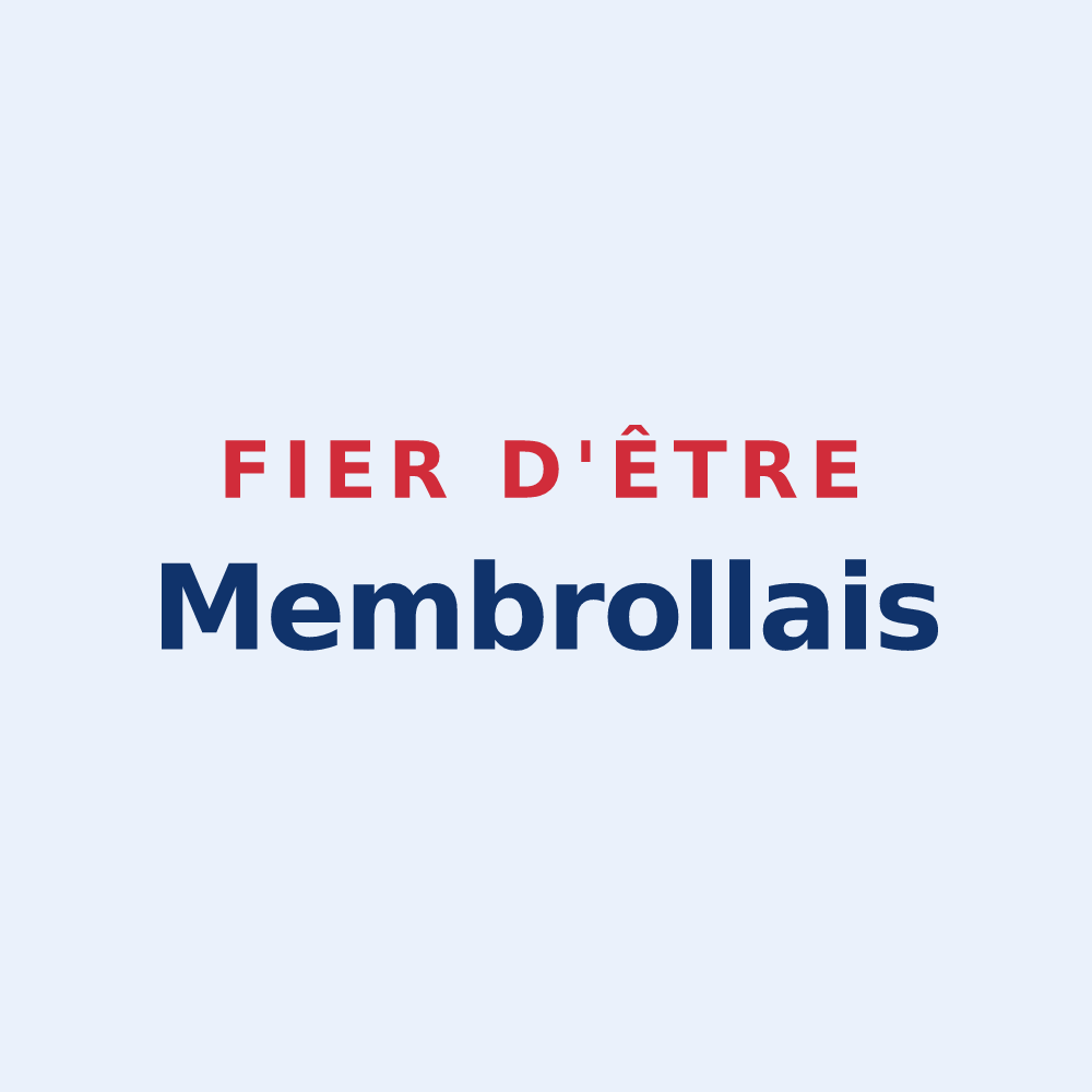 Sticker « Fier d'être Membrollais » — design pour La Membrolle-sur-Choisille