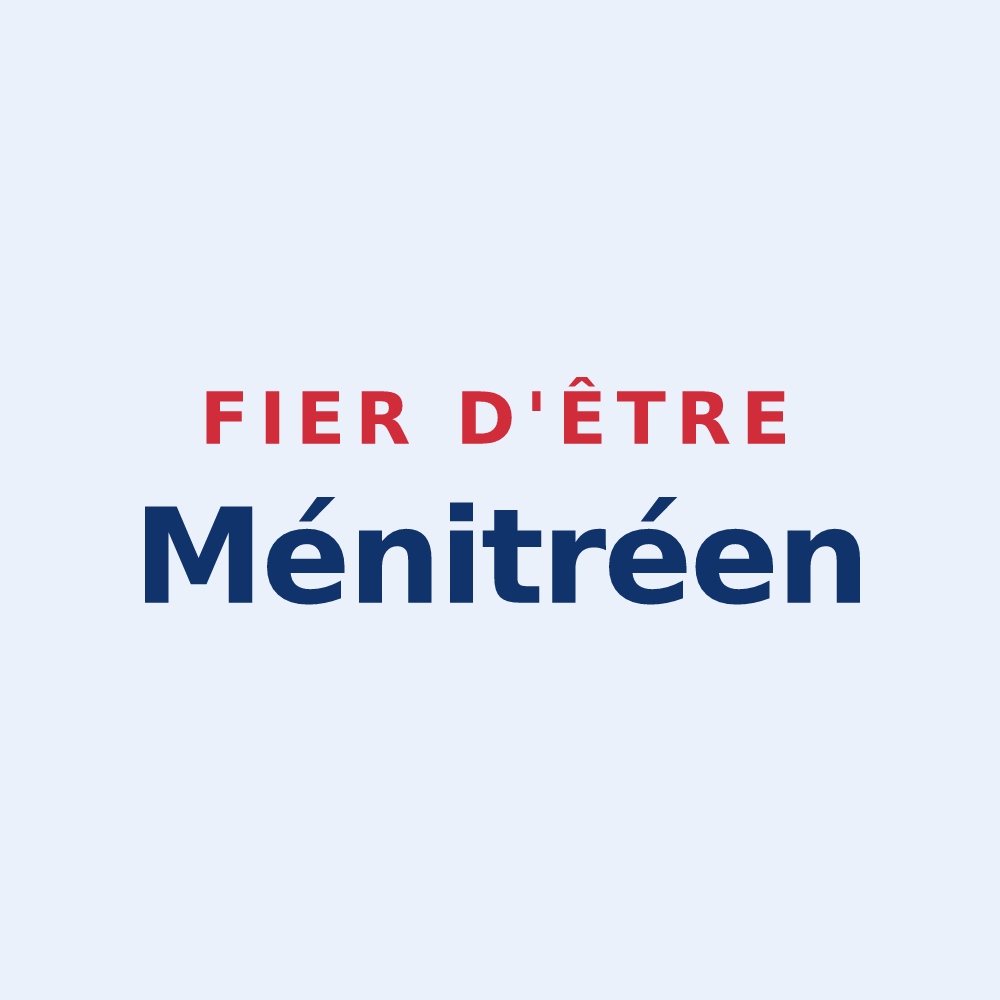 Sticker « Fier d'être Ménitréen » — design pour La Ménitré