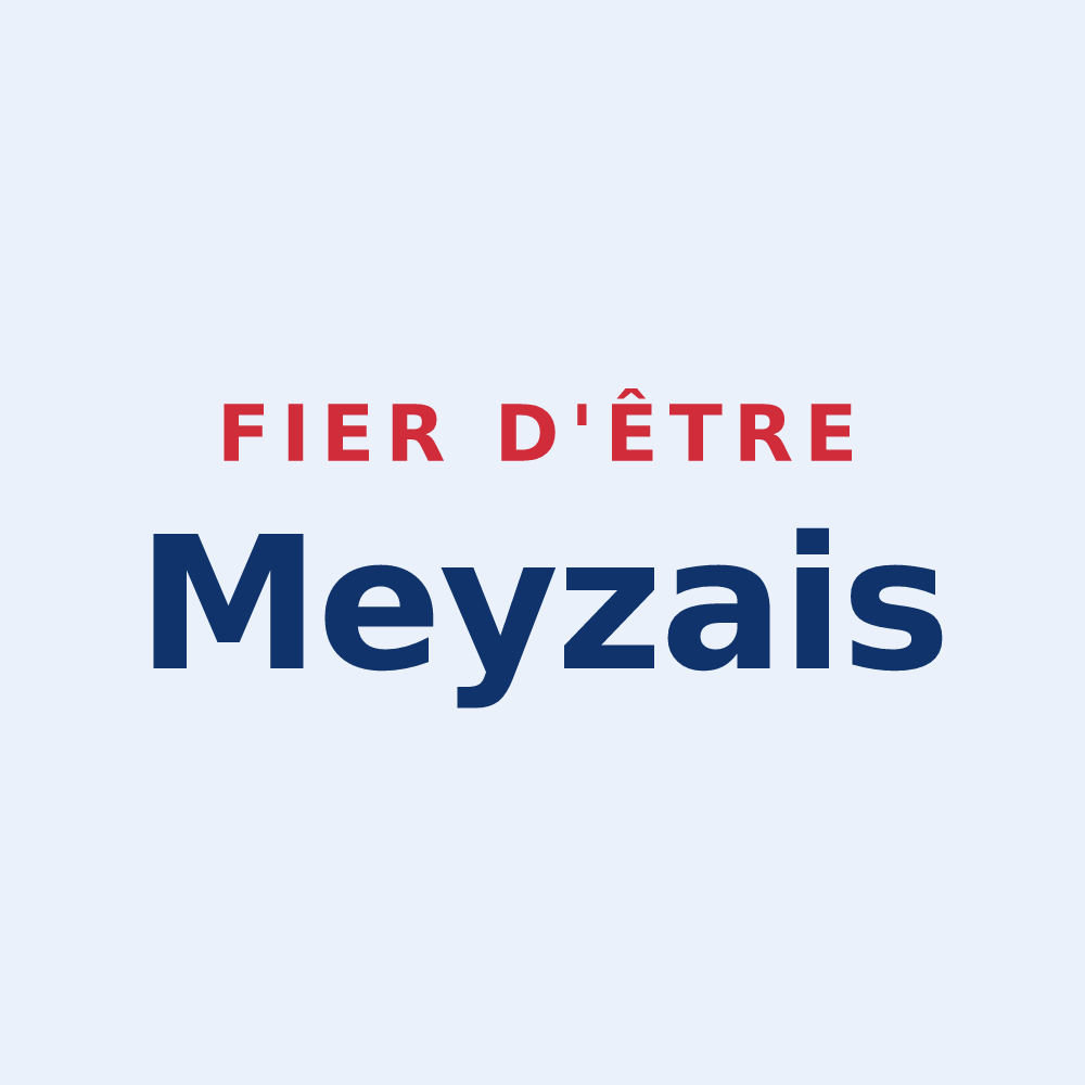 Sticker « Fier d'être Meyzais » — design pour La Meyze