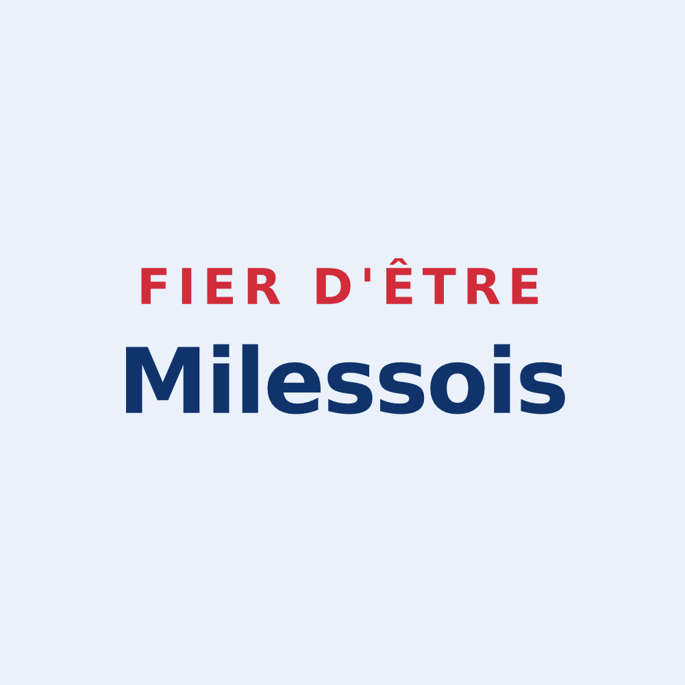 Sticker « Fier d'être Milessois » — design pour La Milesse