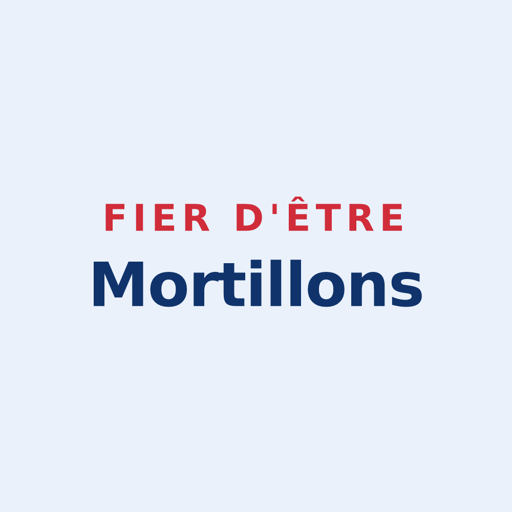 Sticker « Fier d'être Mortillons » — design pour La Morte